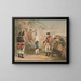 Die letzten Worte von Nathan Hale - Felix O. C. Darley — gerahmtes Bild an der Wand