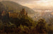 Ansicht von Heidelberg mit Schloss bei Dämmerung - Felix Possart — Ansicht des Kunstwerks
