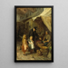 Am Markt - Felix Schlesinger — gerahmtes Bild an der Wand