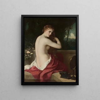 Felix Schurig - Woman combing hair.webp