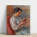 Reproduktion des Gemäldes Frau liest - Pierre-Auguste Renoir