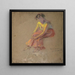 Frau sitzend - Alice Pike Barney — gerahmtes Bild an der Wand