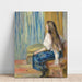 Reproduktion des Gemäldes Frau mit langen Haaren - Pierre-Auguste Renoir