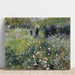 Reproduktion des Gemäldes Frau mit Sonnenschirm in einem Garten - Pierre-Auguste Renoir