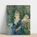 Reproduktion des Gemäldes Frau im Garten - Berthe Morisot