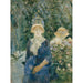 Reproduktion des Gemäldes Frau im Garten - Berthe Morisot
