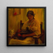 Frau von Tehuantepec - Germn Gedovius — gerahmtes Bild an der Wand