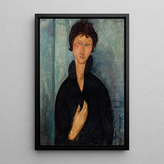 Die Frau mit den blauen Augen - Amedeo Modigliani