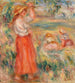 Frauen auf dem Feld - Pierre-Auguste Renoir — Ansicht des Kunstwerks
