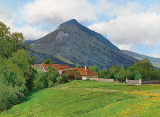 Landschaft des Alm-Tals - Ferdinand Brunner — Ansicht des Kunstwerks