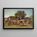 Malkasten La maison des artistes à Düsseldorf - Ferdinand Fagerlin — gerahmtes Bild an der Wand