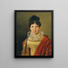 Catharina Freifrau de Koudelka - Ferdinand Georg Waldmüller — gerahmtes Bild an der Wand
