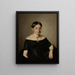 Comtesse Dimitri Tatischeff - Ferdinand Georg Waldmüller — gerahmtes Bild an der Wand