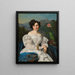 Gräfin Széchenyi - Ferdinand Georg Waldmüller — gerahmtes Bild an der Wand