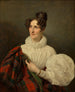 Dame in weißem Kleid - Ferdinand Georg Waldmüller — Ansicht des Kunstwerks