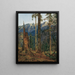 Das Höllengebirge bei Ischl - Ferdinand Georg Waldmüller — gerahmtes Bild an der Wand