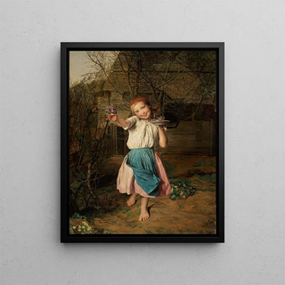 Ferdinand Georg Waldmller - Das Veilchenmdchen The Violet Girl.webp