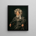 Elisabeth Waldmüller, die Mutter des Künstlers - Ferdinand Georg Waldmüller — gerahmtes Bild an der Wand