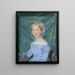 Mme Theresia Rupprecht - Ferdinand Georg Waldmüller — gerahmtes Bild an der Wand