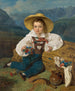 Der Graf Demetrius Apraxine als Kind vor einer Berglandschaft - Ferdinand Georg Waldmüller — Ansicht des Kunstwerks