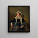 Joséphine Schwartz von Mohrenstern née Vicomtesse Goupy de Quabeck - Ferdinand Georg Waldmüller — gerahmtes Bild an der Wand