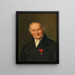Portrait Franz Benoit - Ferdinand Georg Waldmüller — gerahmtes Bild an der Wand