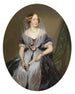 Portrait einer edlen Dame - Ferdinand Georg Waldmüller — Ansicht des Kunstwerks