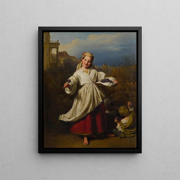 Ferdinand Georg Waldmller - The Flower Seller.webp