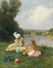 Sommertage in der Nähe von Giverny, Frankreich - Ferdinand Heilbuth — Ansicht des Kunstwerks