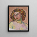 Portrait von Régina Morgeron - Ferdinand Hodler — gerahmtes Bild an der Wand