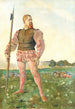 Der wütende Krieger - Ferdinand Hodler — Ansicht des Kunstwerks