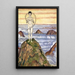 Blick in die Unendlichkeit - Ferdinand Hodler — gerahmtes Bild an der Wand