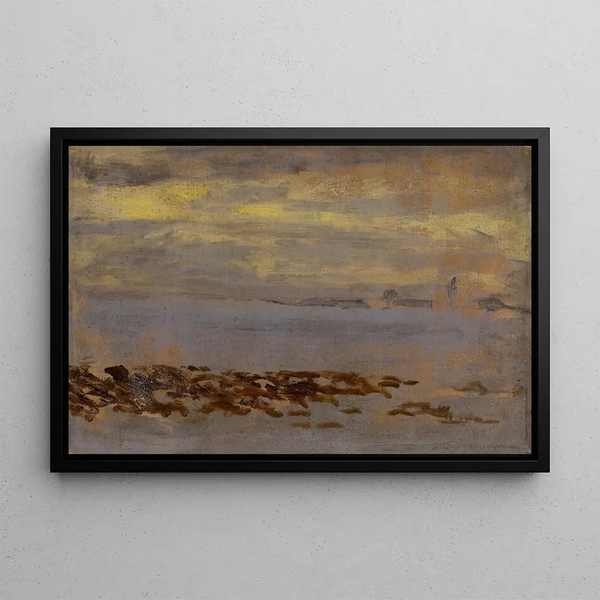 Dämmerung - Ferdinand Katona — gerahmtes Bild an der Wand