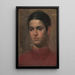 Kopf eines jungen Mädchens - Ferdinand Katona — gerahmtes Bild an der Wand