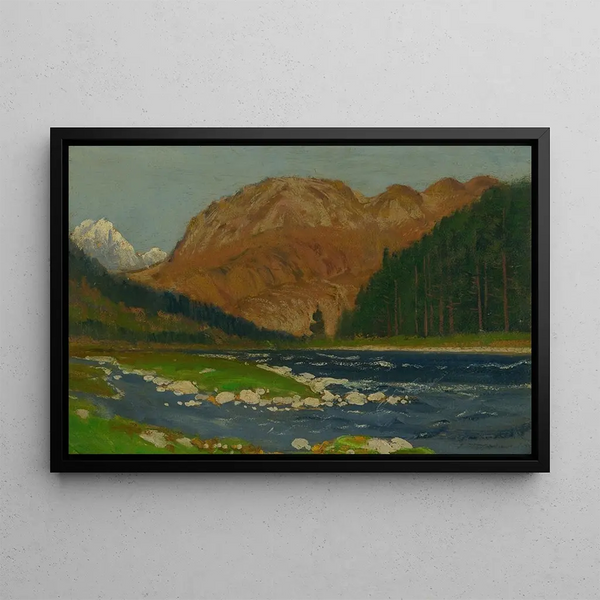 Ferdinand Katona - Landscape by the Danube.webp