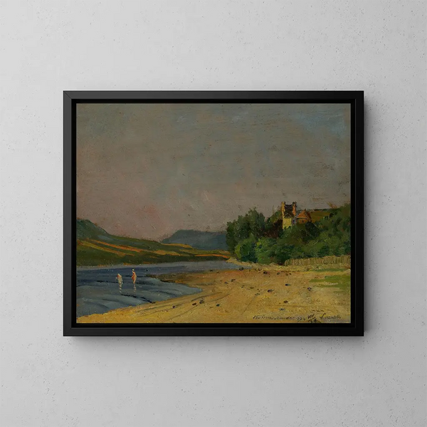 Château de Nedeck - Ferdinand Katona — gerahmtes Bild an der Wand