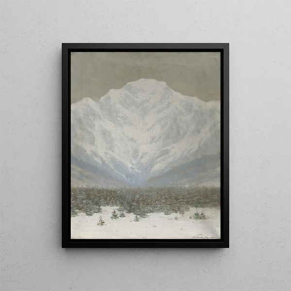 Les Hautes Tatras en hiver - Ferdinand Katona — gerahmtes Bild an der Wand