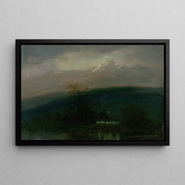 Die Tatra-Berge bei Nacht - Ferdinand Katona — gerahmtes Bild an der Wand