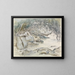 Rivage rocheux baigné par le Parahyba - Ferdinand Keller — gerahmtes Bild an der Wand