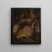 Jagd-Stillleben-Gemälde - Ferdinand Keller — gerahmtes Bild an der Wand