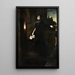 Romantische Szene - Ferdinand Keller — gerahmtes Bild an der Wand