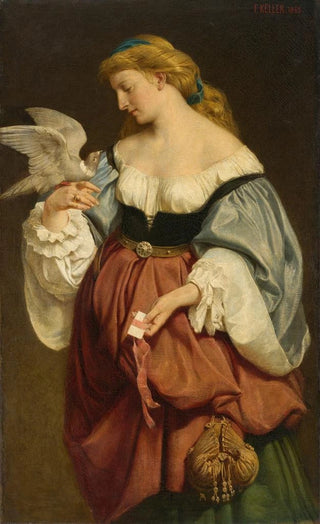 Ferdinand Keller - The Carrier Pigeon.webp