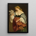Der Brieftaube - Ferdinand Keller — gerahmtes Bild an der Wand