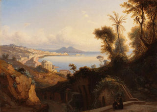 Ferdinand Konrad Bellermann - Blick auf den Vesuv.webp