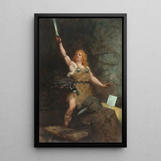 Ferdinand Leeke - Siegfried in der Schmiede.webp