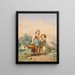 Weg zum Feld 2 - Ferdinand Mahron — gerahmtes Bild an der Wand