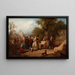 Der Hochzeit - Ferdinand Marohn — gerahmtes Bild an der Wand