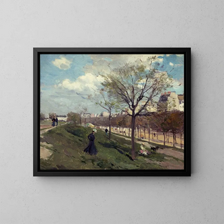 Die Befestigungen des Boulevards Gouvion-Saint-Cyr - Ferdinand Marks — gerahmtes Bild an der Wand