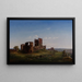 Ansicht der Ruine des Hammershus-Schlosses - Ferdinand Richardt — gerahmtes Bild an der Wand
