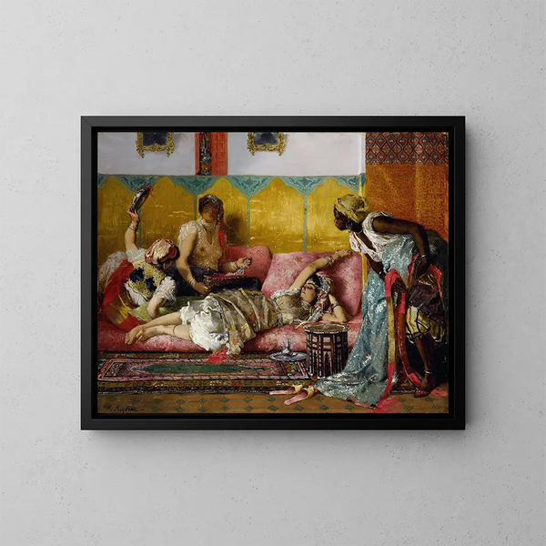 Le Favori du Harem - Ferdinand Roybet — gerahmtes Bild an der Wand